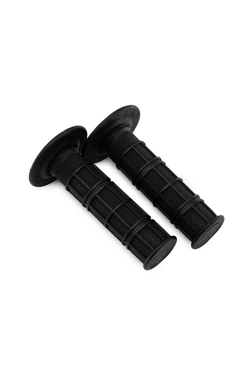 black Universal Motorcycle Poignee Moto HOTl Soft Rubber 22mm 7/8" Hand Grips For Honda Kawasaki Yam