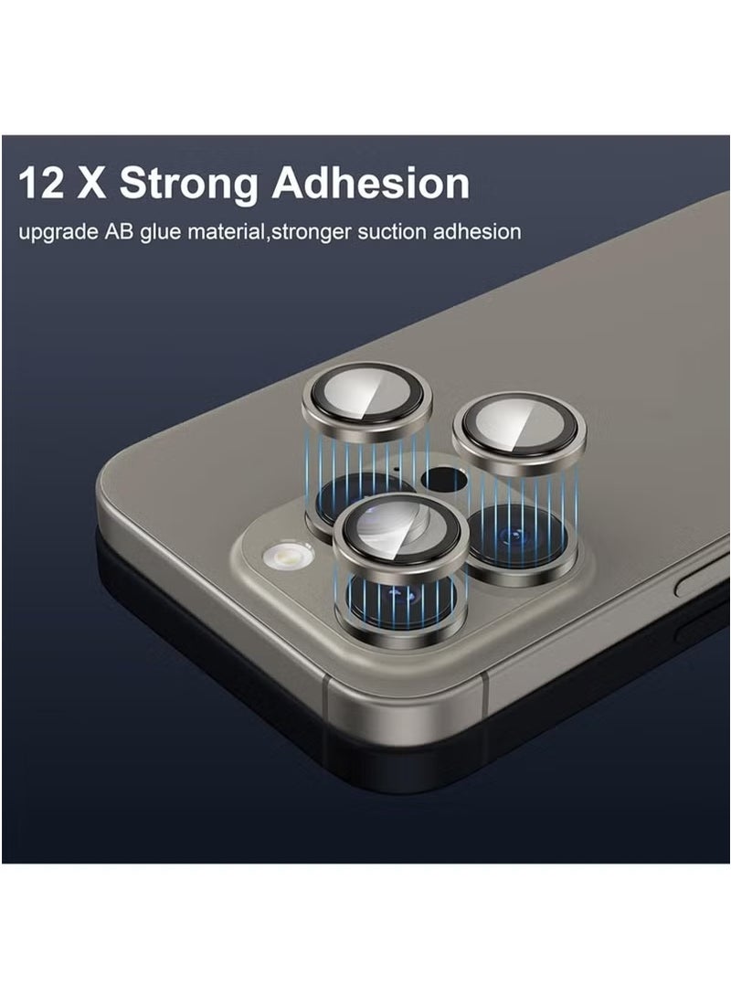 Anti-Scratch Tempered Glass Camera Protector for iPhone 15 Pro /Pro Max - Image 4