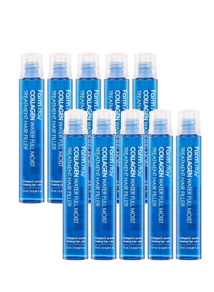 Farm Stay Collagen Water Full Moist Treatment Hair Filler (13ml x 10) - Image 2
