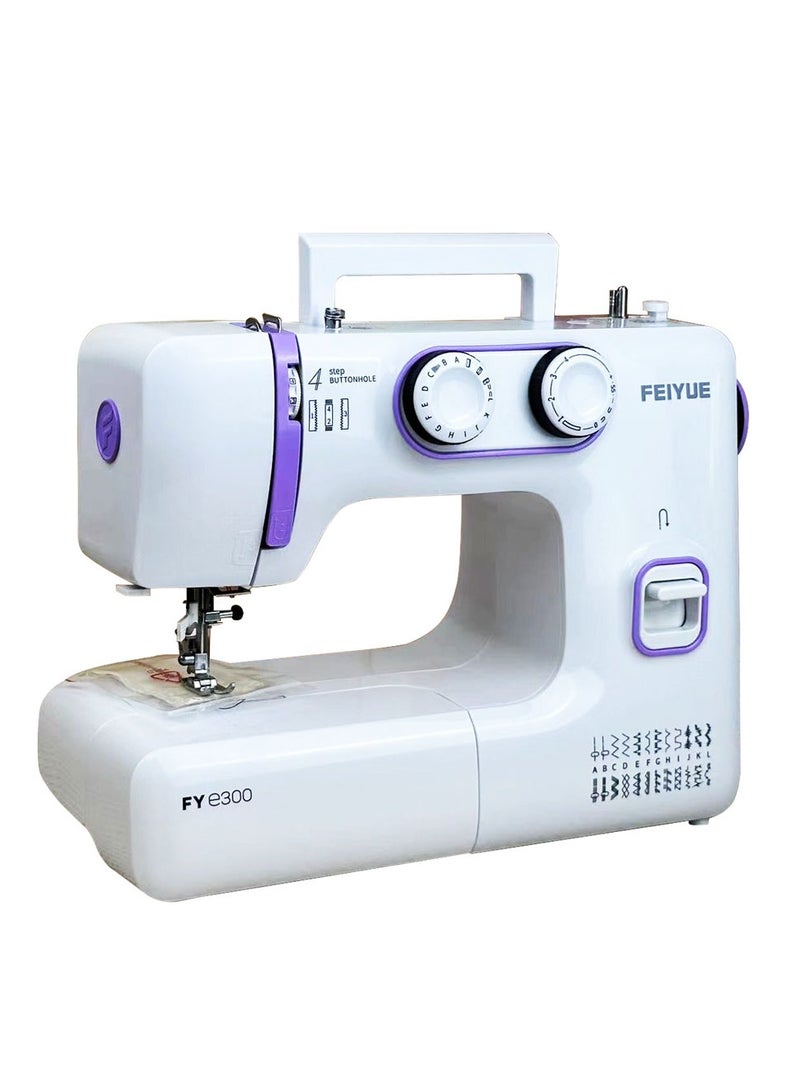 فيوي مكينة خياطة منزلية فييو بنفسجي 24 غرزة مزودة بمحرك سيرفو FYe300 - Image 2