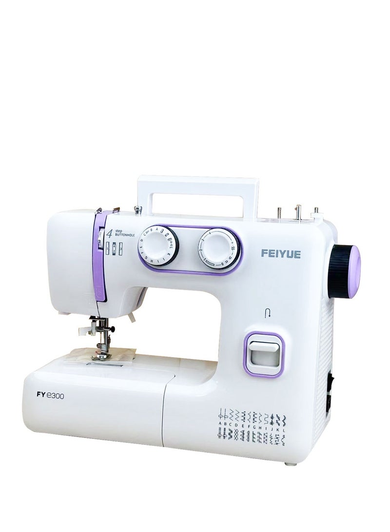 فيوي مكينة خياطة منزلية فييو بنفسجي 24 غرزة مزودة بمحرك سيرفو FYe300 - Image 3