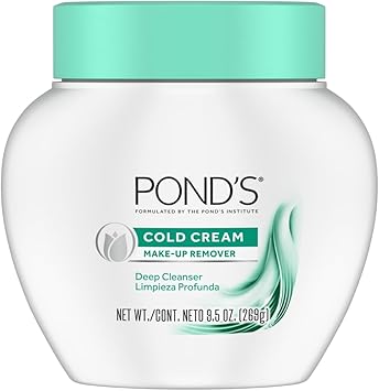 PONDS PONDS Cold Face Cream Skin Care Facial Cleanser for All Skin Types Deep Moisturizing Face Wash Makeup Remover 95 oz 3 Pack - Image 2