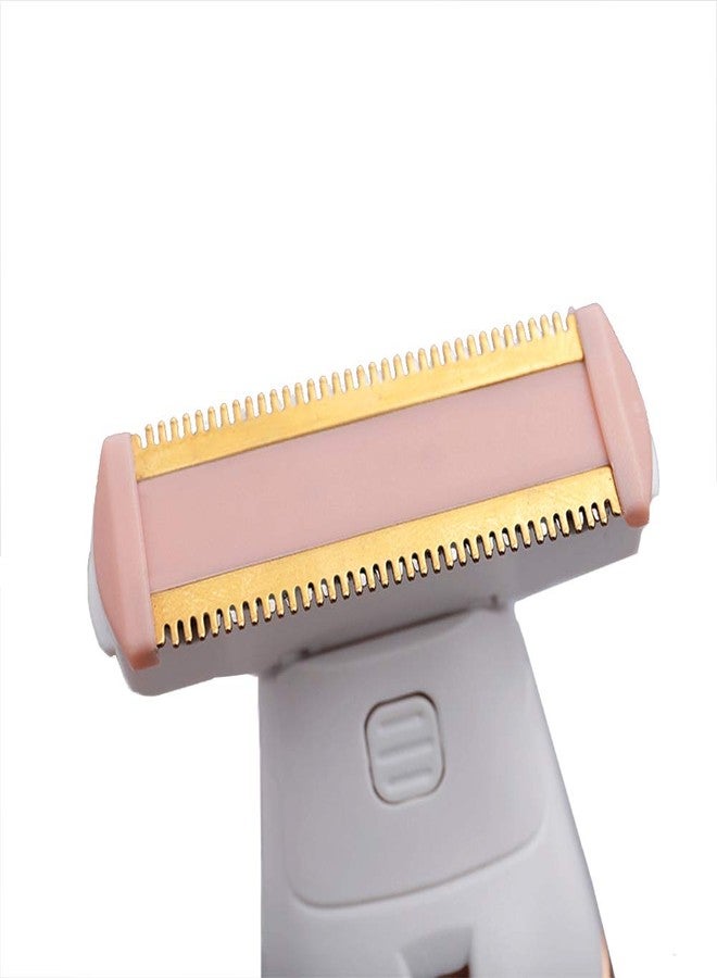 INVODA 4PCS Shaver Replacement Heads Compatible with Perfect Finishing Touch Flawless Body Rechargeable Ladies Shaver Blades (Shaver Head 4PCS + velvet Bag + 2 Brushes - Image 2