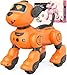 anysun Remote Control Robot Dog for Kids Programmable Smart Puppy Intelligent Learning Dancing Walking RC Robot Toys for Girls and Boys Yellow - Image 2