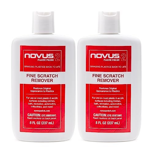 Novus 7030 | Fine Scratch Remover #2 | 2 Pack, 8 Ounce Bottles - Image 1