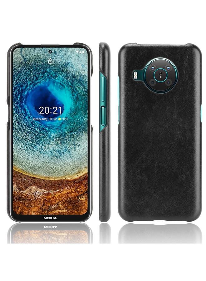اس-توب جراب لهاتف Nokia X10 / X20 مقاوم للصدمات مصنوع من مادة الليتشي PC + PU - Image 1