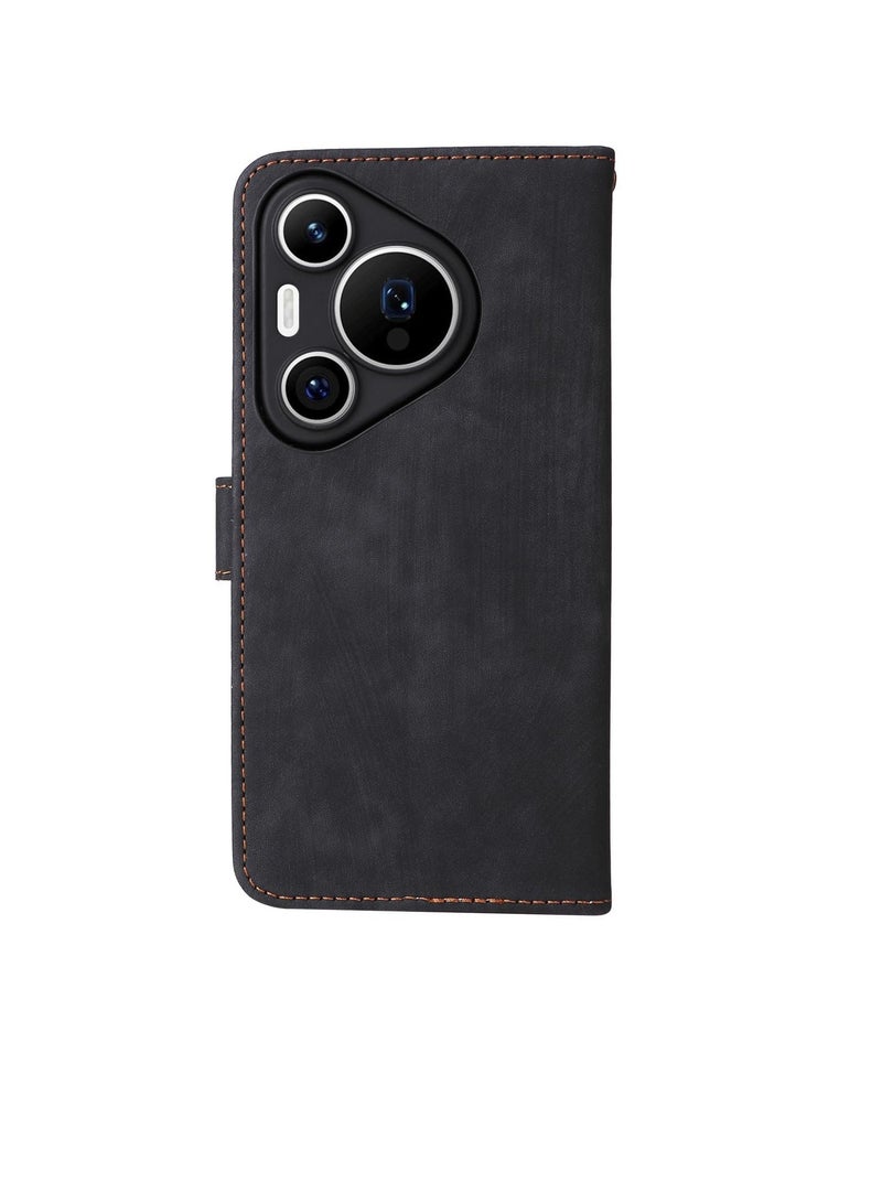 Aookay For Huawei Pura 70 Pro/70 Pro+/70 Pro Plus Wallet Case with [Credit Card Holder] [RFID Blocking], PU Leather Flip Stand Protective Cover (Pura 70 Pro/ Pura 70 Pro+/ Pura 70 Pro Plus（Black）)  - Image 5