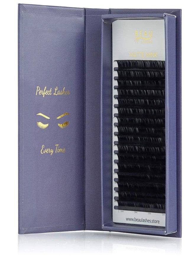 بو لاشز وصلات رموش كثيفة 0.07 مم، انحناءة C، علبة 12 مم - وصلات رموش روسية كثيفة شبه دائمة، احترافية، فردية، مصنوعة من المنك الصناعي - رموش فردية لمستلزمات صالونات التجميل لفنيات الرموش - Image 4