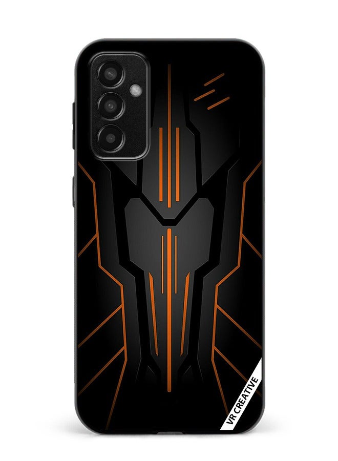 VR CREATIVE Protective Case Cover For Samsung Galaxy M14 Black Sark Design Multicolour - Image 1