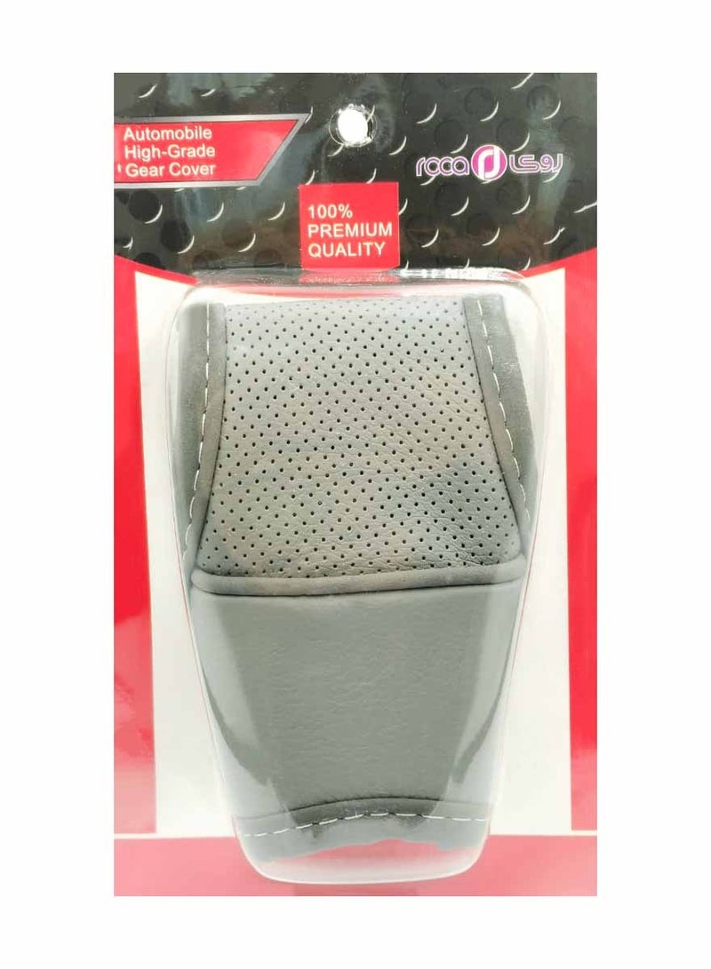 روكا غطاء مقبض تروس السيارة من جلد البولي يوريثان المتين، غطاء مقبض ناقل الحركة من جلد البولي يوريثان عالي الجودة - Image 4