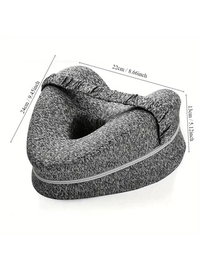 Night Sky Gray Knee Support Pillow For Side Sleepers Removable Washable Cover Home Travel - Image 3
