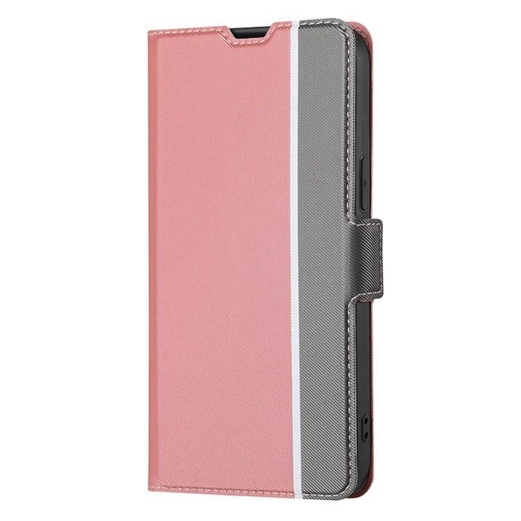 erorex For Infinix Note 50s 5G Twill Texture Side Button Leather Phone Case(Pink) - Image 2