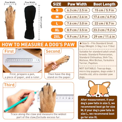 ETIAL Dog Paw Wound Recovery Boot Breathable Dog Bootie for Injured Paw AntiSlip Dog Shoe with SelfAdhesive Strap Dog Paw Protector for Outdoor Walking Keep Dogs from Licking Wounds XL - Image 3