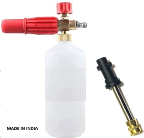 NE Heavy Duty Foam Lance with Pressure Washer Gun Adapter to 14 Quick Connect Fitting Adapter - Image 1