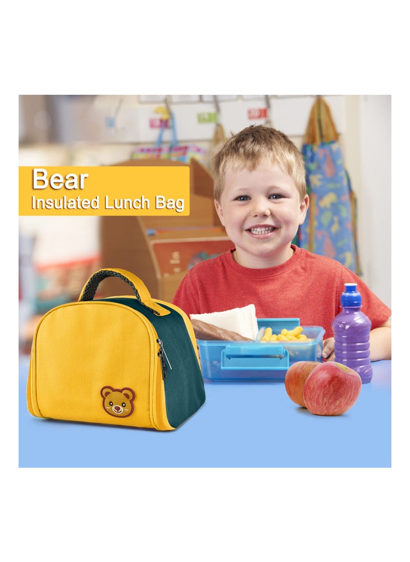 SYOSI - Lunch Bag, Lunch Bag Insulated Lunch Box for Kids, Small Cartoon Tote Bag Mini Cooler Thermal Meal Lunch Bags for School Outdoor Travel Reusable Lunch Bag for Girls Boys - Image 1