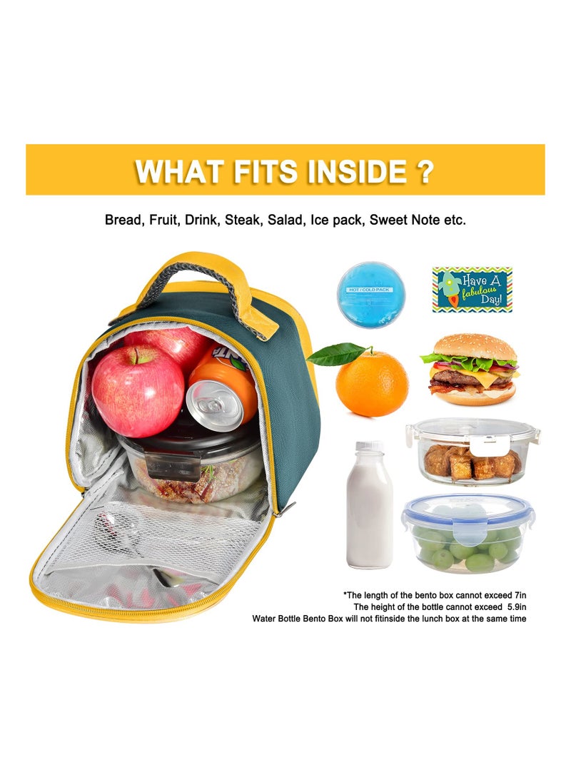 SYOSI - Lunch Bag, Lunch Bag Insulated Lunch Box for Kids, Small Cartoon Tote Bag Mini Cooler Thermal Meal Lunch Bags for School Outdoor Travel Reusable Lunch Bag for Girls Boys - Image 1