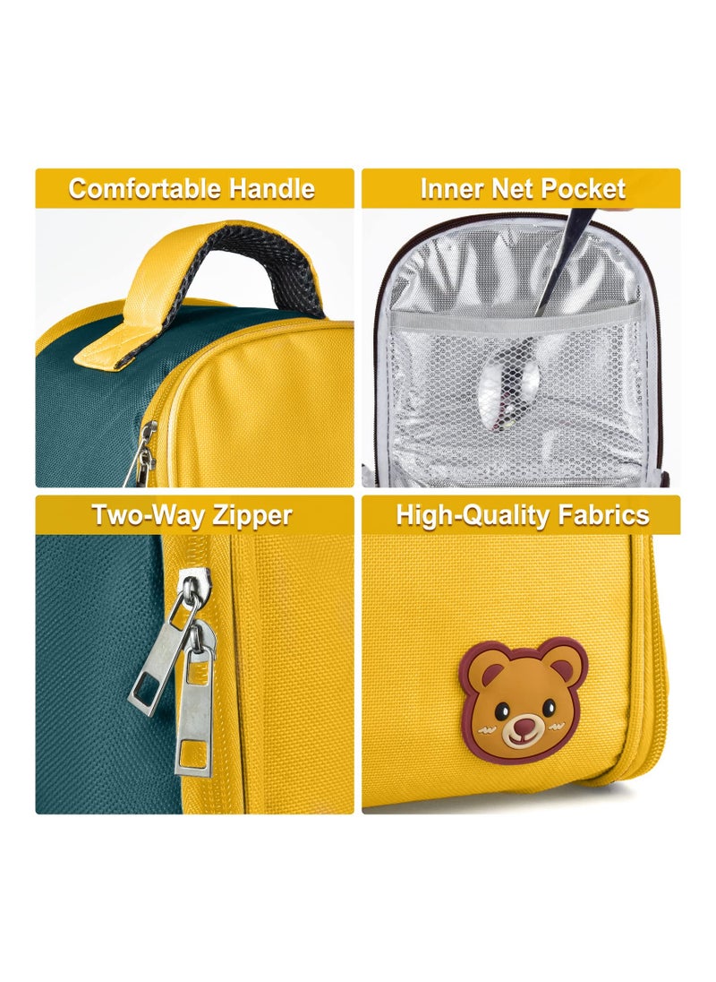 SYOSI - Lunch Bag, Lunch Bag Insulated Lunch Box for Kids, Small Cartoon Tote Bag Mini Cooler Thermal Meal Lunch Bags for School Outdoor Travel Reusable Lunch Bag for Girls Boys - Image 1
