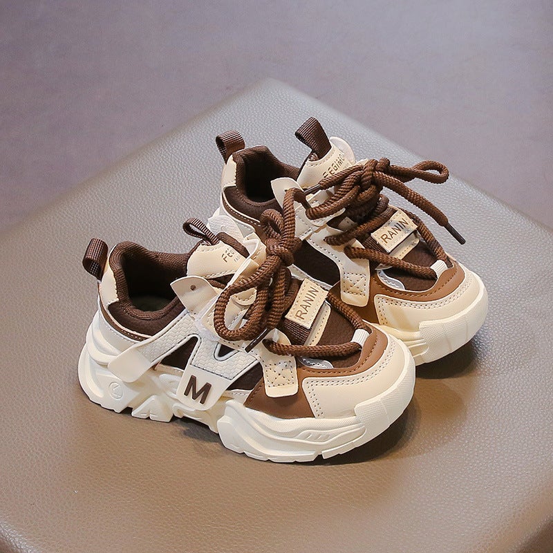 2025 Spring Non-Slip Forrest Gump Shoes Casual Korean Style Boys And Girls Sneaker Warm Cotton Shoes Winter Torre Shoes - Image 1