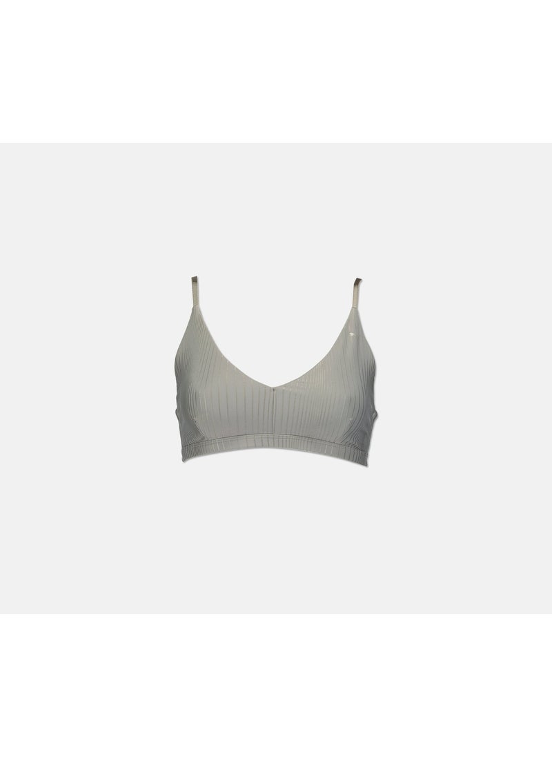 PUMA Womens Long Line Bra, Rock Ridge  - Image 1