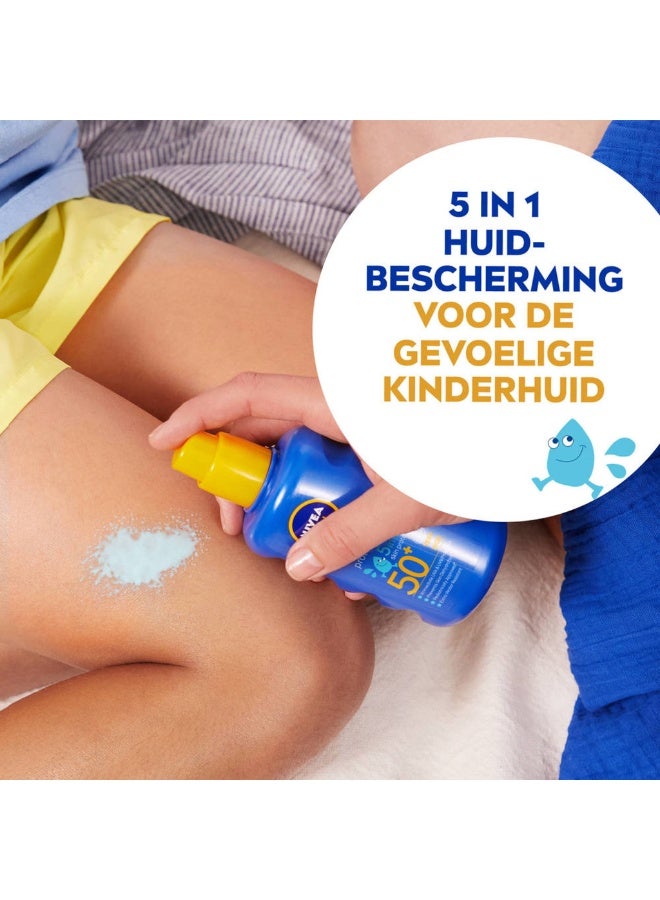 نيفيا بخاخ مرطب وواقي من الشمس للأطفال بعامل حماية من الشمس 50+، 200 مل - Image 4