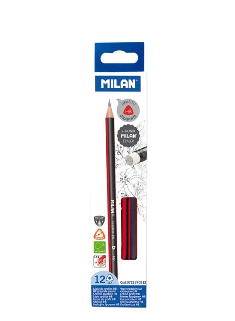 MILAN HB graphite pencil box of 12 pieces - Image 4