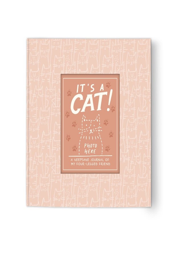 Studio Oh! It's a Cat! Guided Pet Journal – 104 Pages, Hardcover Journal with Photo Frame Cover, 5 Divider Pockets, Lay-Flat Design, 120 GSM Paper for Cat Owners, Journaling & Reflection - Image 1