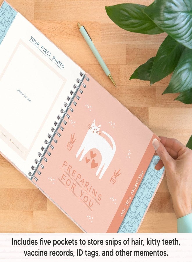 Studio Oh! It's a Cat! Guided Pet Journal – 104 Pages, Hardcover Journal with Photo Frame Cover, 5 Divider Pockets, Lay-Flat Design, 120 GSM Paper for Cat Owners, Journaling & Reflection - Image 3