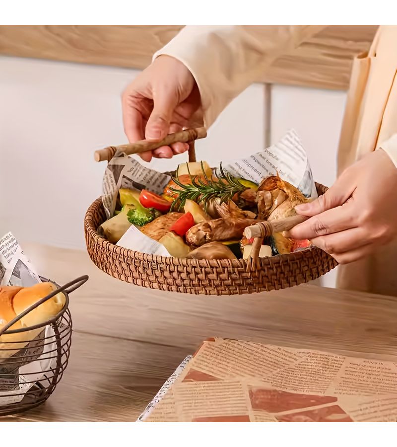 300 ورقة من ورق البرشمان البني الماص للزيت من الدرجة التجارية، للقلي والخبز، عبوة بالجملة. - Image 4