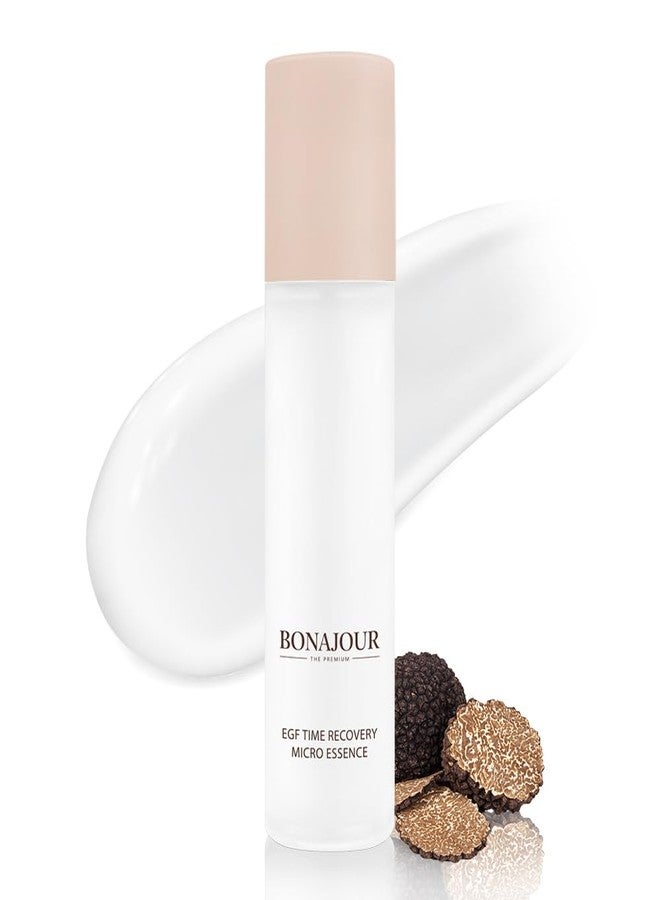 BONAJOUR [BONAJOUR] EGF Time Recovery Micro Essence, Natural Revitalizing & Moisturizing, Anti-Aging, Anti-Wrinkle and brightening, for dry skin 4.5 Fl. Oz - Image 1
