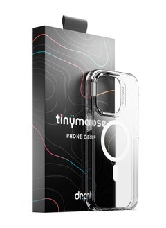 TinyMoose iPhone 15 Pro MagSafe Case Phantom Drip 6.1 Inch Slim Thin, Yellowing-Resistant, Anti-Drop Shock Absorption, Anti-Scratch, Hard Back Cell phone Cover made for iPhone 15 Pro - Ghost Clear  - Image 1