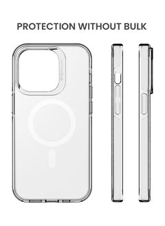 TinyMoose iPhone 15 Pro MagSafe Case Phantom Drip 6.1 Inch Slim Thin, Yellowing-Resistant, Anti-Drop Shock Absorption, Anti-Scratch, Hard Back Cell phone Cover made for iPhone 15 Pro - Ghost Clear  - Image 5