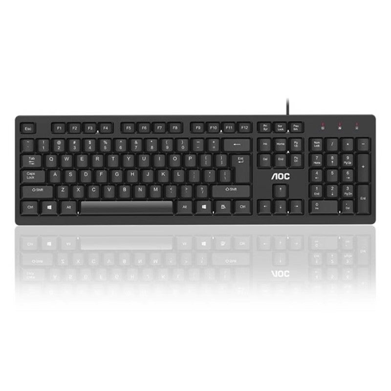 AOC KM160 Wired Keyboard Mouse suit USB Wired Game Office Home Desktop Keyboard Mouse suit AOC KB161 Single Keyboard 