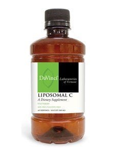DAVINCI Labs Liposomal C - Collagen Production, Oxidative Stress & Immune Health Support - Liposomal Delivery System - Gluten Free, Vegetarian - 10.15 oz (60 Servings) - Image 1