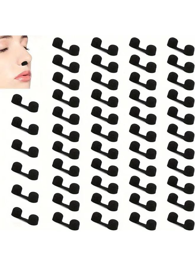 10pcs Black Disposable Nasal Filter Nose Guard For Dust Pollen Fumes Protection - Image 2