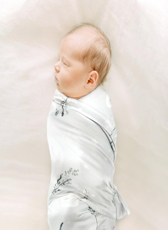 GRSSDER Baby Blankets 2 Pack Super Soft Jersey Knit Swaddle Blankets for Baby Girls and Boys, Double Layer Receiving Blankets 34 x 44 Extra Large for Swaddling, Bear & Snow Wolf - Image 4