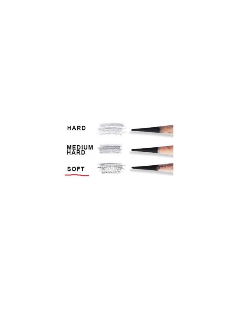 M&G M&G Chenguang Sketch Charcoal Pencil Professional Painting - Medium- No:AWP357D2 - Image 5