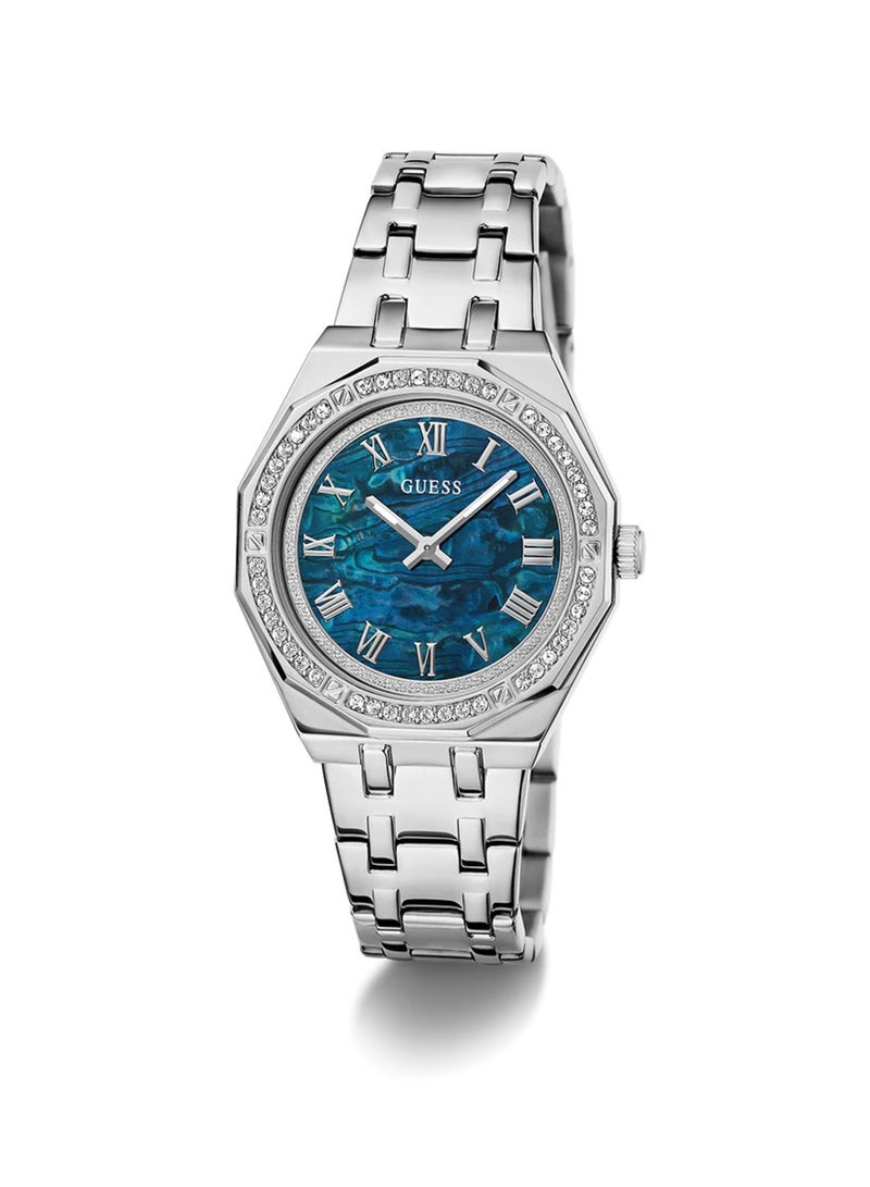 GUESS Desire Womens Quartz Analog Silver Stainless Steel Watch GW0770L1 - 36mm - Image 5