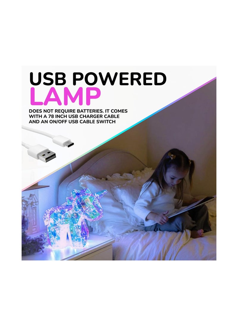 KASTWAVE - Unicorn LED Night Light for Kids, Baby Girls Cute Night Light, Unicorn Lamp Girls Bedroom Bedside Light, Decorative Night Light for Girls Birthday Gifts - Image 1