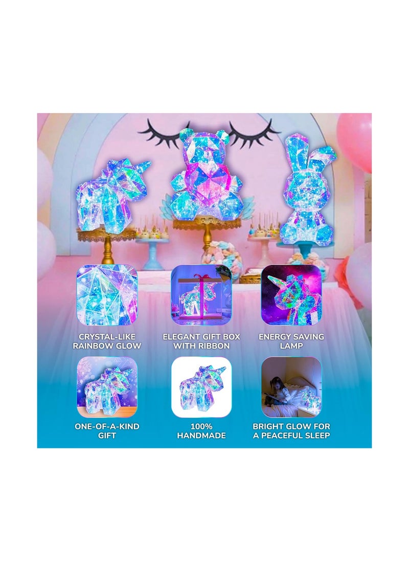 KASTWAVE - Unicorn LED Night Light for Kids, Baby Girls Cute Night Light, Unicorn Lamp Girls Bedroom Bedside Light, Decorative Night Light for Girls Birthday Gifts - Image 1