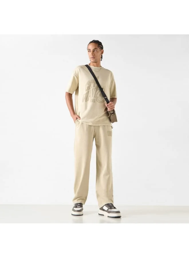 SP Characters SmileyWorld Detail Relaxed Fit Flexi Waist Pants with Drawstring Closure