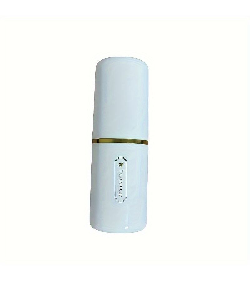 Blue Portable Travel Toothbrush and Toothpaste Storage Set with Cup - Image 1