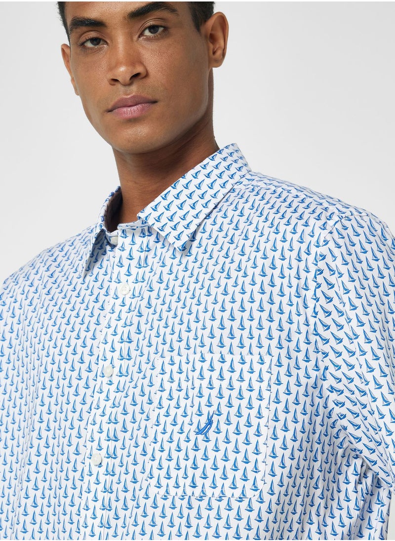 NAUTICA - Poplin Slim Fit Shirt - Image 1