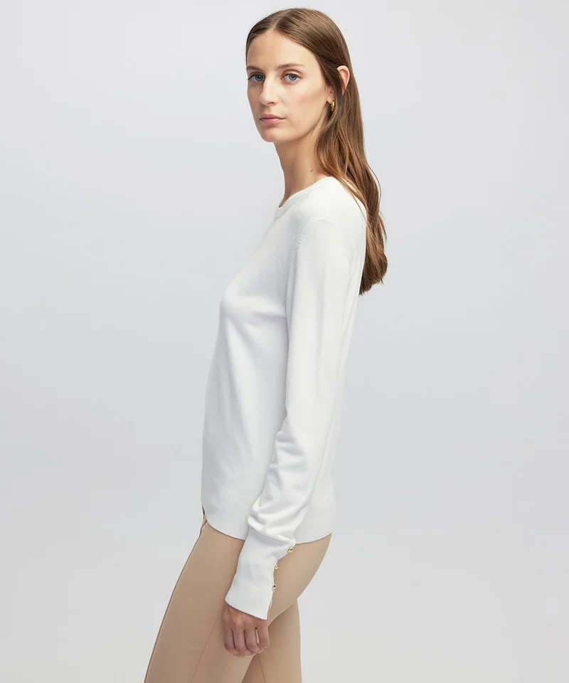 Ipekyol  Regular Fit Contrast Button Knit Sweater for Women | Best Price UAE