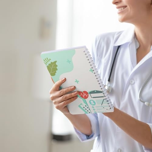 INKNOTE 2Pcs Nurse Report Sheet Notebook Nursing Handoff Logbook for Organizing Notes Appreciation Gifts Student Clinical Supplies 8.27 X 5.9inch - Image 3