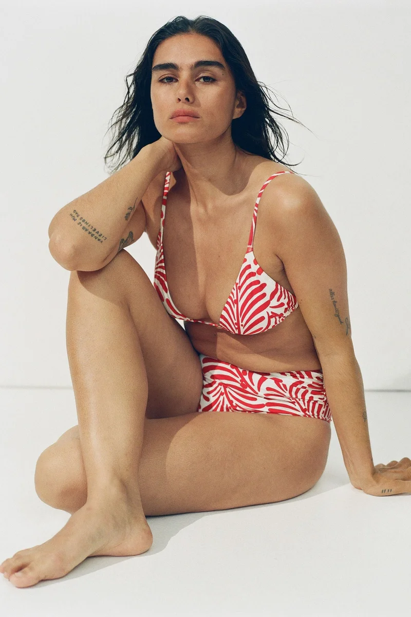 H&M High Waist Cheeky Bikini bottoms