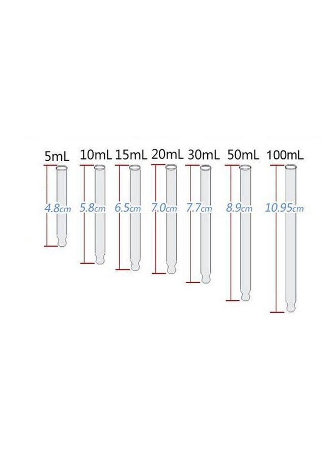 SYBL 6 قطع زجاجات قطارة زيت أساسي فارغة قابلة لإعادة التعبئة مع عيون زجاجية وأغطية مطاطية بيضاء (15 مل) - Image 4