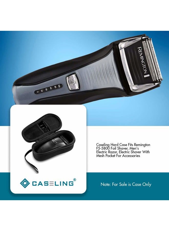 Caseling Caseling Hard Case Fits Remington F5 5800 Foil Shaver Men's Electric Razor Electric Shaver With Mesh Pocket For Accessories - Image 5