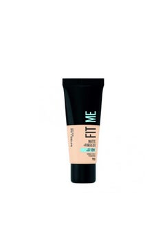 MAYBELLINE NEW YORK Fit Me Matte & Poreless Foundation - 110 Porcelain - 30ml  - Image 1
