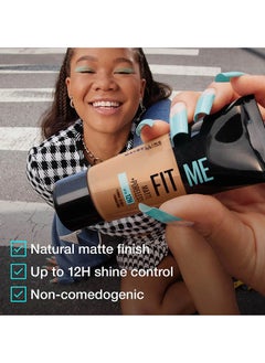MAYBELLINE NEW YORK Fit Me Matte & Poreless Foundation - 110 Porcelain - 30ml  - Image 3