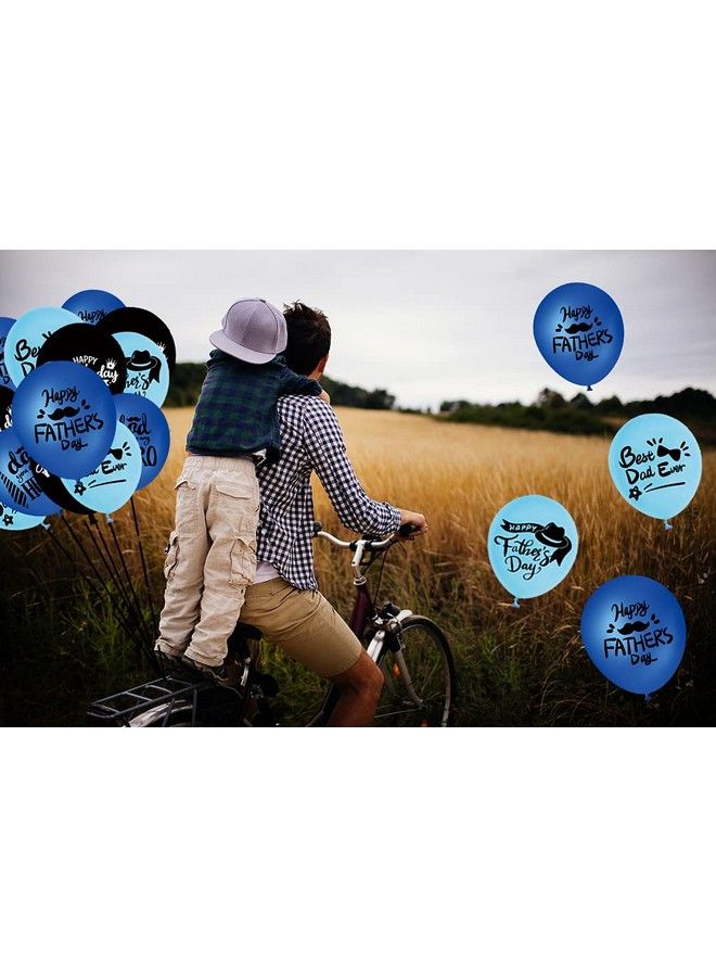 CupaPlay 50Pcs Happy Father Day Party Decorations Latex Balloons Best Dad Ever Party Supplies Favors Wall Decor Balloon - Image 5